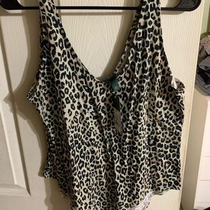 Cheetah print bodysuit